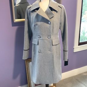 Vince Camaro Double-breasted Gray Coat